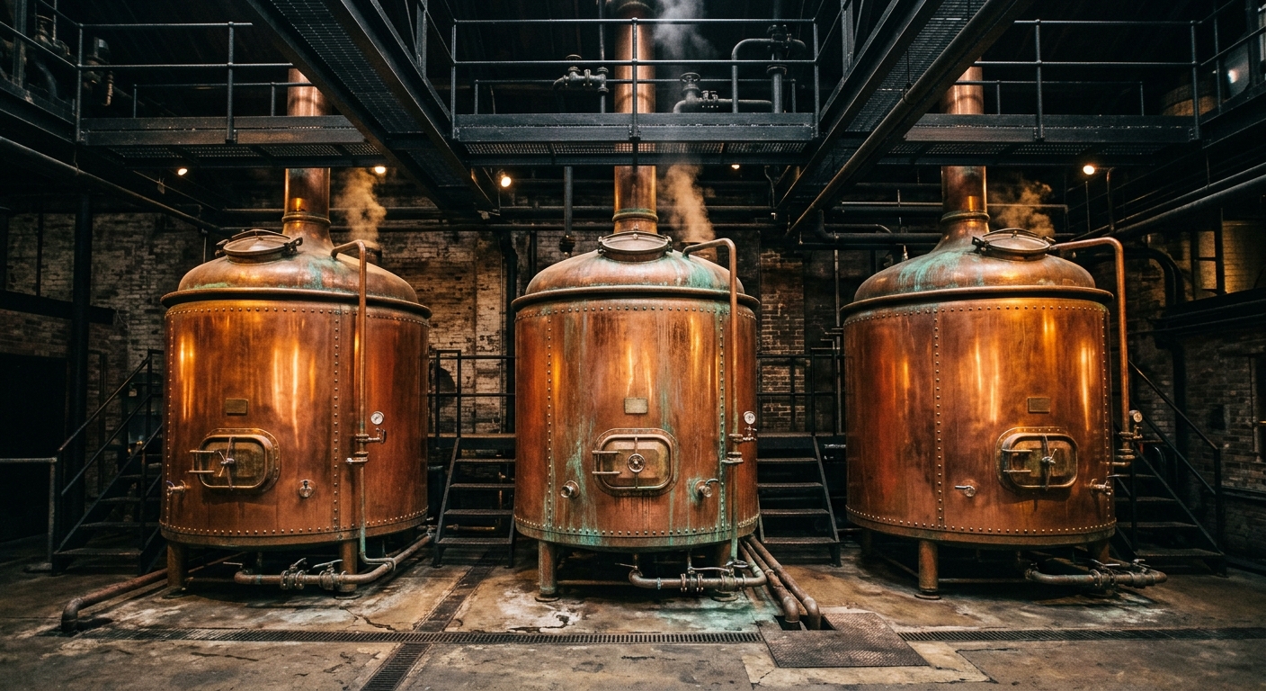 銅製醸造タンク
